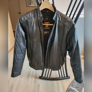 Hein Gericke small black motorcycle jacket